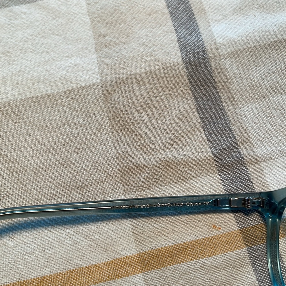 Chic Transparent green Blue Glasses - Picture 2 of 5